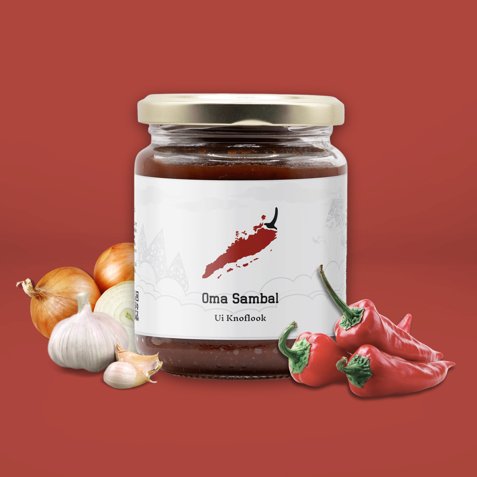 Oma Sambal Ui Knoflook